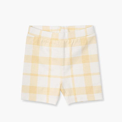 Bicycle Shorts - Yellow Gingham - 0-3m - Shorts