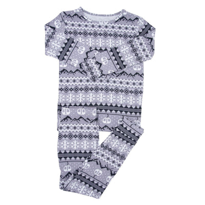 Big Kid Pajama - Fair Isle Ski Charcoal - Pajamas