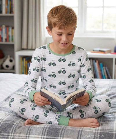 Big Kid Pajama - Tractor - Pajamas