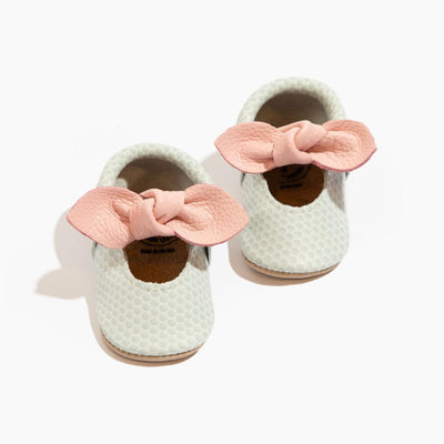 Birdie Knotted Bow Baby Shoe - ’Flats - Baby Kids Adult All’