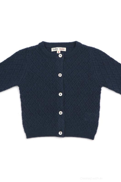 Blette Cardigan - Dark Blue - Cardigan