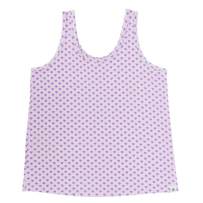 Ladies' Tank Top - Purple Hearts