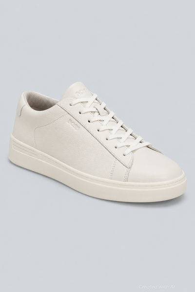 BOSS By Hugo BOSS Men’s Clint Lace-Up Sneakers - White - 11 - Sneaker