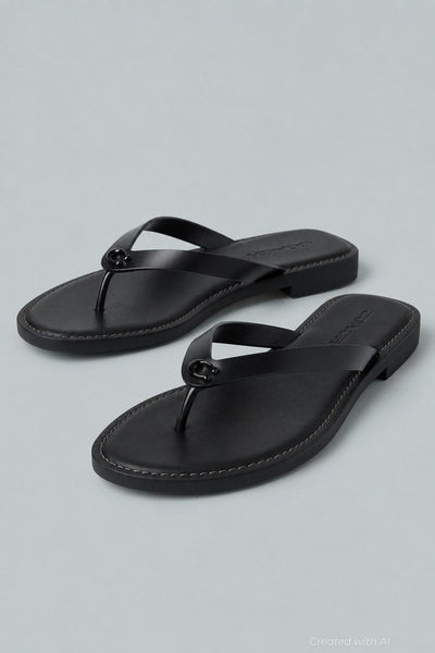 Brianna Flip Flop Women’s Shoes - Black - 9 - Flip Flop