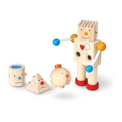 Build - A - Robot - Multicolor / Unisex / OS - ’Wooden Toy - Baby Kids Kids Adult Baby’