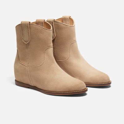 Amaya Bootie - Linen Suede