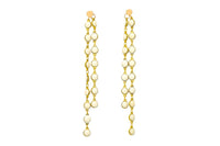 Love Story White Dangle Earrings