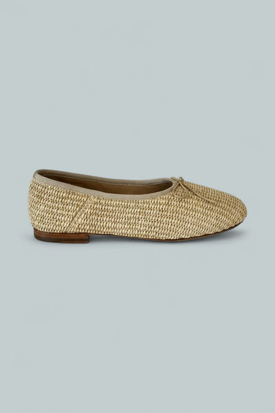 Women's Dream Raffia Ballerina Flats - Natural