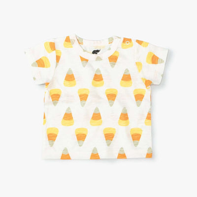 Short Sleeve Slub Jersey Printed Tee - Trick or Treat - T-shirt