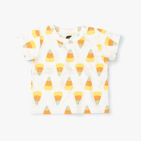Short Sleeve Slub Jersey Printed Tee - Trick or Treat - T-shirt