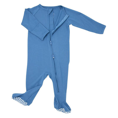 Zipper Footie - Captain Blue - Onesie