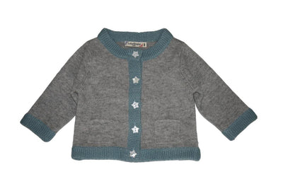 Camelia Cardigan - Grey / Blue - Cardigan