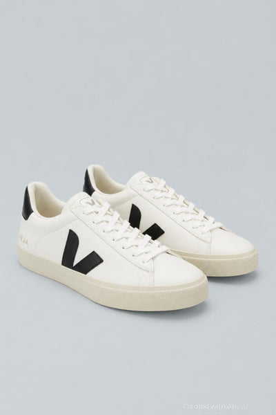Campo Leather Trainers - White - 8 - Sneaker