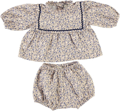 Carlotta Baby Set Ditsy Floral - Shirt