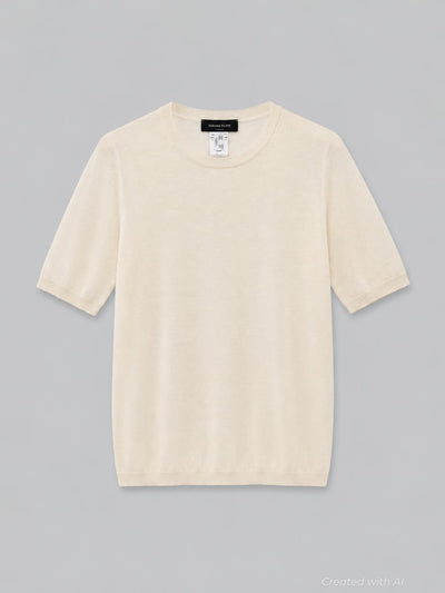 Cashmere And Silk Sweater - Grey - Sweater