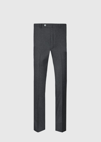 Cashmere Flannel Trouser - Grey - 42 - Trouser