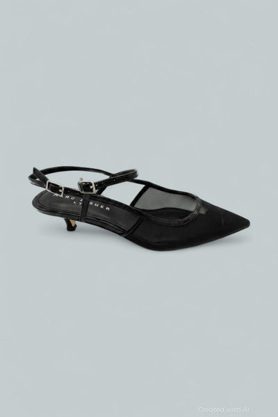Ceddy Pointed Pumps - Black 001 Leather - 7.5 - Pumps