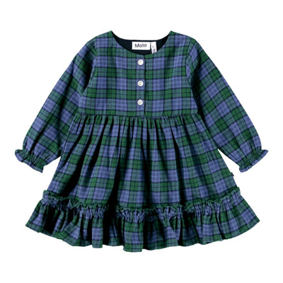 Cele - Blue Pine Check - 12M (80cm) - Dresses