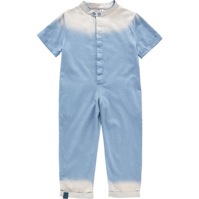 Chambray Mechanic Jumpsuit - Blue Chambray - Jumpsuit