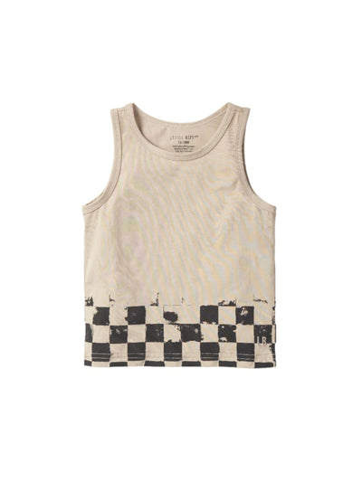 Checkered Tank - Tank Top