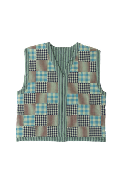 Children’s Patchwork Mint Vest - Vest