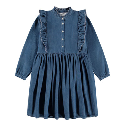 Christina - Washed Blue - 7-8Y (122/128cm) - Dresses