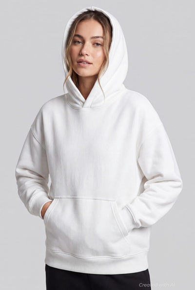 Classic Hoodie - White - Hoodie