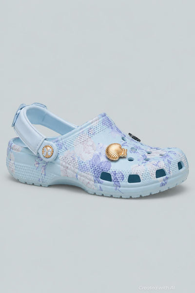 Classic LoveShackFancy Clogs - Mineral Blue - MENS 7 WOMENS 9 MEDIUM - Clog