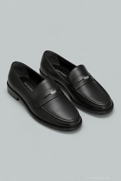 Classic Penny Loafer - Black - US 7 (UK 5) - Loafers