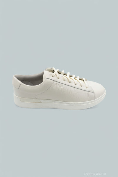 Clint Lace Up Sneakers - White - US 10 / EU 43 - Sneaker