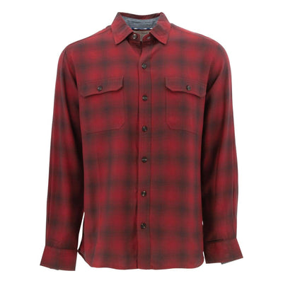 Colden Long Sleeve Shirt - Red - Button Down Shirt