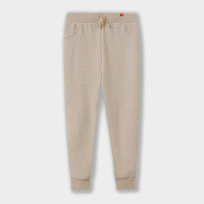 Combed Cotton Sweatpants - Beige - Joggers