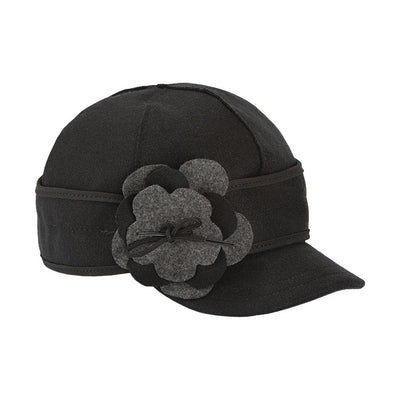 The Petal Pusher Cap - Black/charcoal