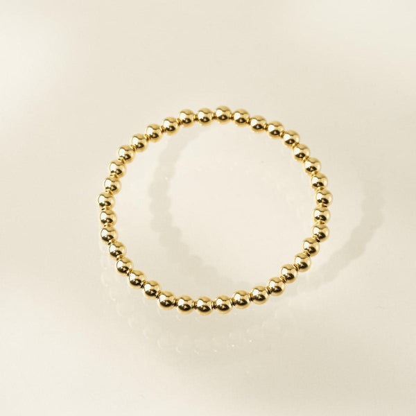 Gold-Filled Stretch Bracelet - Gold