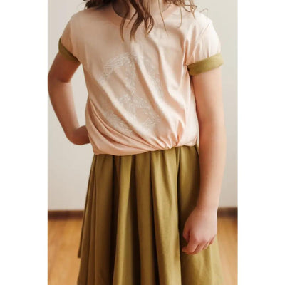 Peace Floral Kid’s Illustrated T-Shirt - Sundress