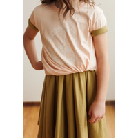 Peace Floral Kid’s Illustrated T-Shirt - Sundress