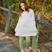 Miss Mayhem Tunic - Yacht Stripe White