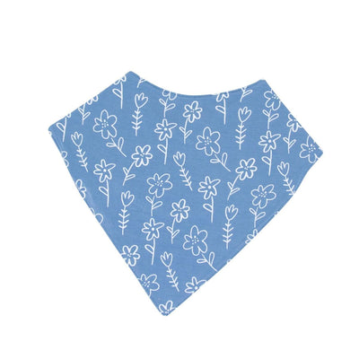 Baby Bib - Blue Doodle - OS - Bib