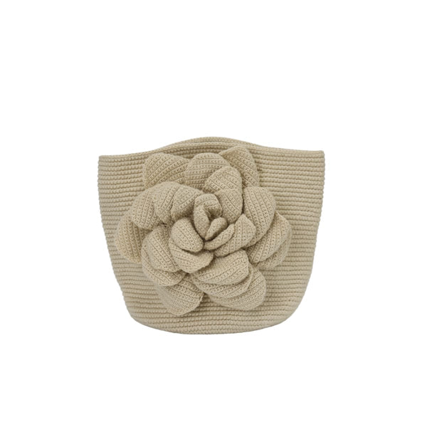 Mini Rose Tote - Sand