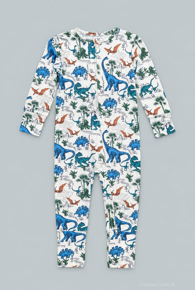 Dinosaur Adventures Convertible Romper - Dinoland - Romper