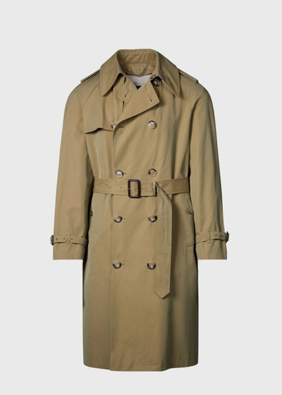 Double Breasted Raincoat - Olive - XXL (46) - Raincoat
