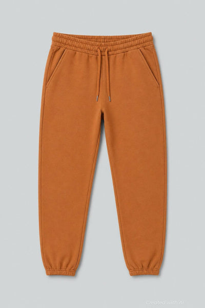 Drawstring Sweatpants - Camel - Sweatpant