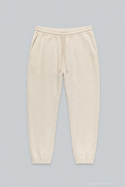 Drawstring Sweatpants - Ivory - Sweatpant