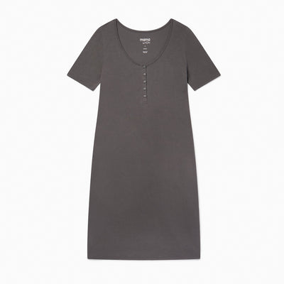 Bump to Baby Nightdress - Charcoal - Nightgown