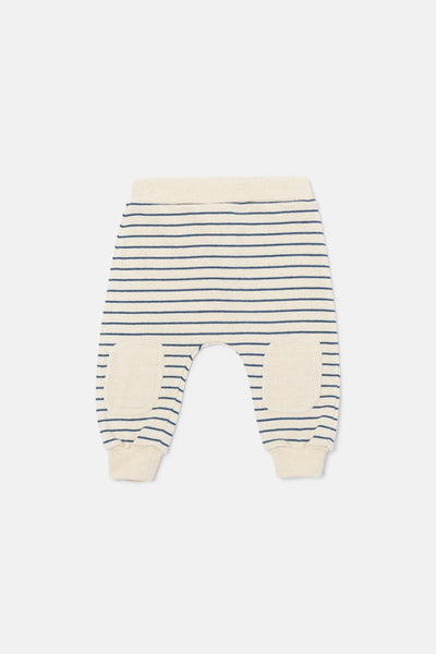 Striped Baby Pants - Blue-Stone