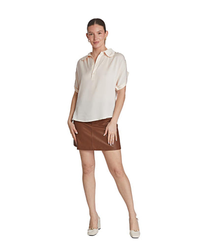 Elle Top - Cream - Blouse