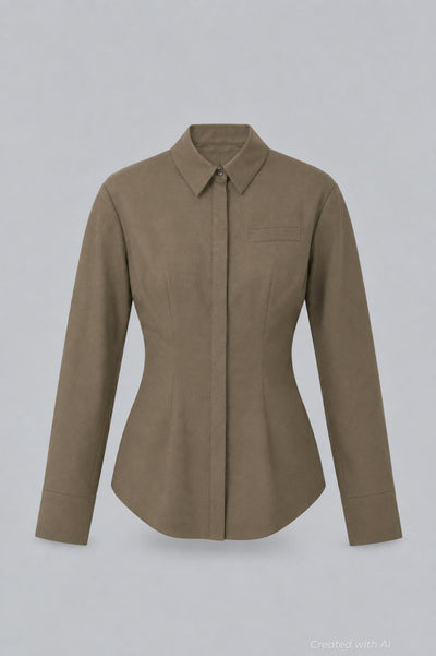 Elvin Shirt - Chocolate - Collared Shirt
