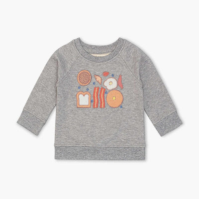 Embroidered Crewneck Sweatshirt - Brunches of Fun - Crewneck Sweatshirt