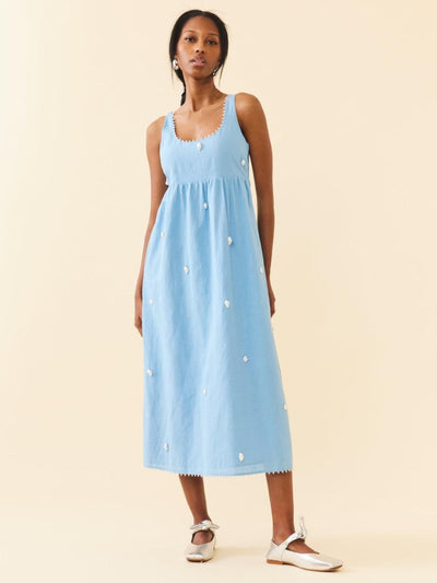Emily Dress - Pearly Blue - FINAL SALE - Dresses