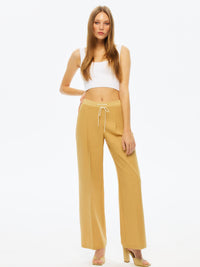 Ribbed Pants - Camel